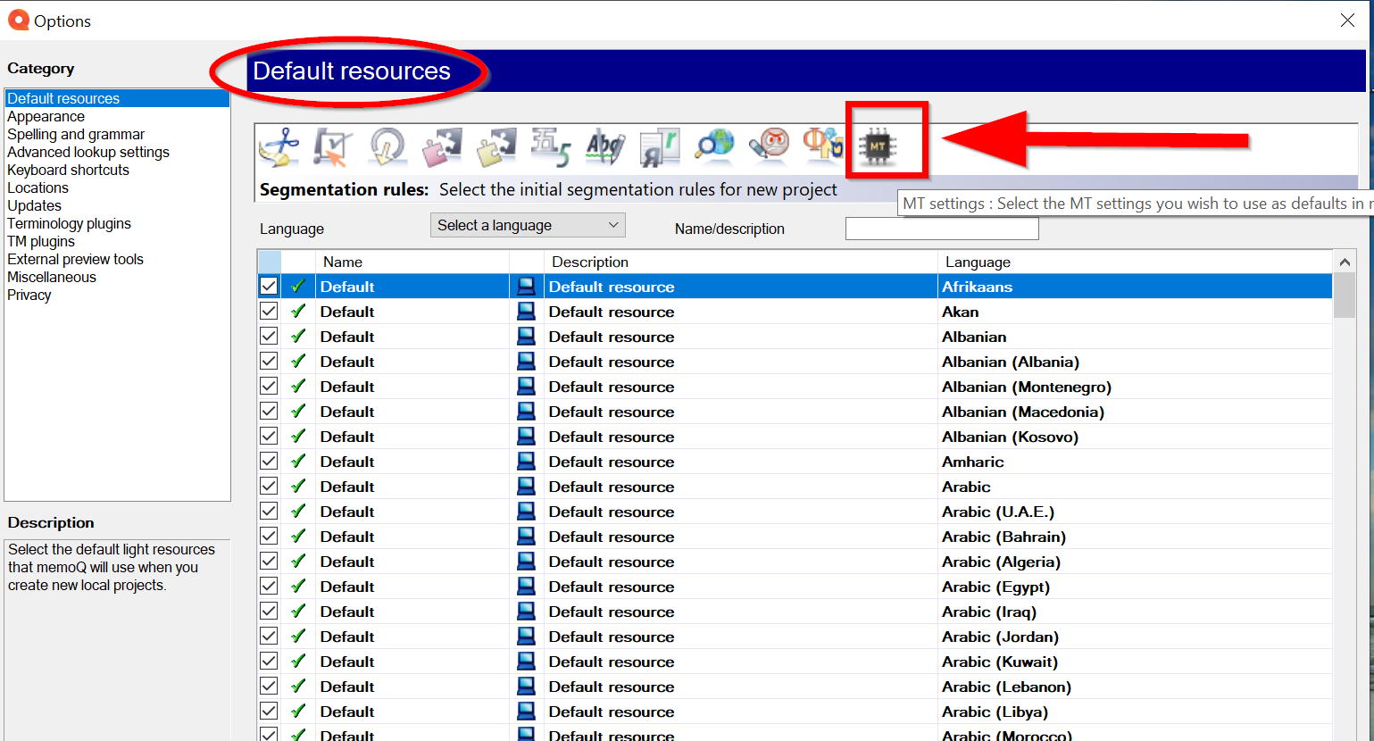 How to set up the Memoq Translator Pro 9.8™ plugin for Amazon Translate (AWS) (for a local profile)pic3